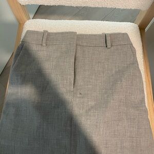 Aritzia Gray Flat Front Shorts